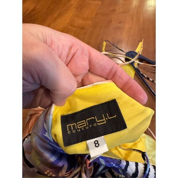 Woman’s Mary.L couture sexy dress silk size 8 - Picture 3 of 7